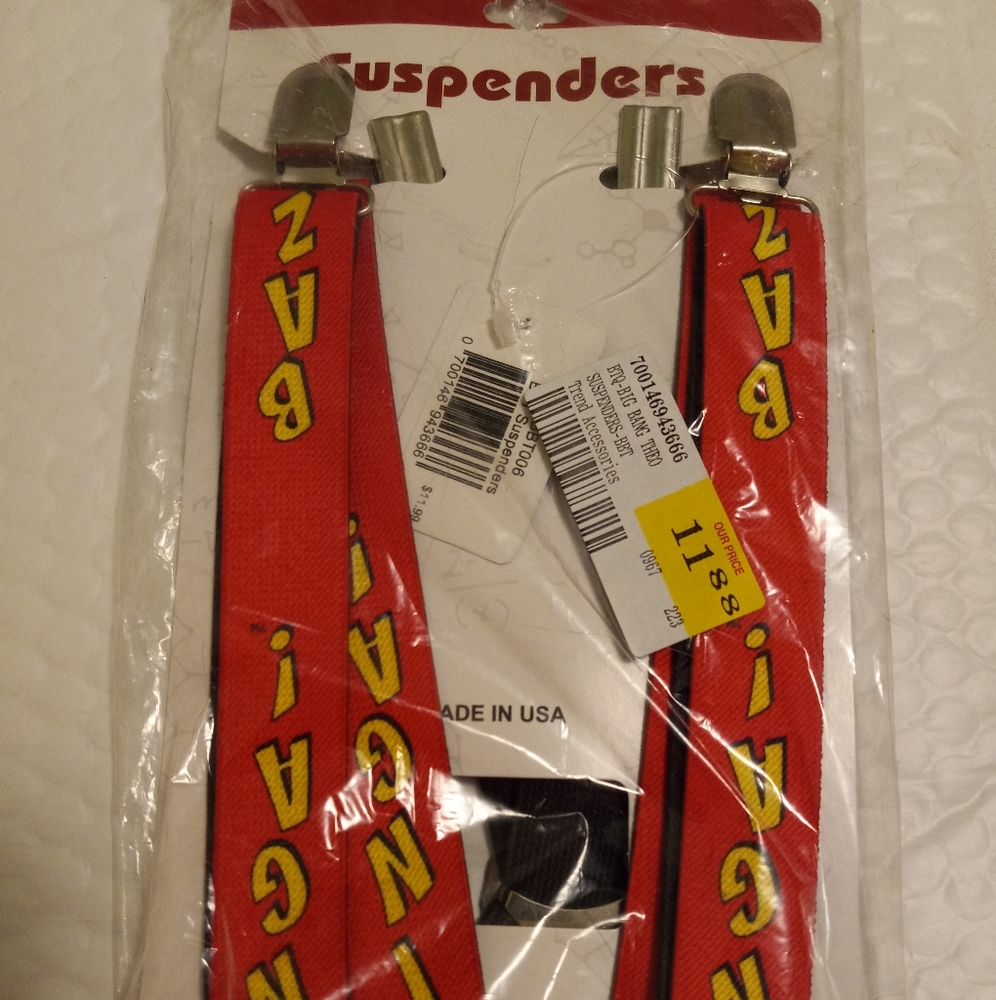 Brand new with tags Big Bang Theory Suspenders